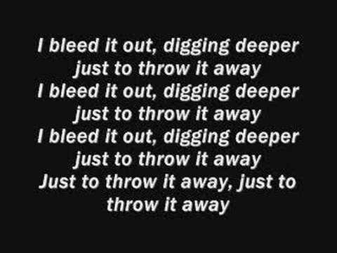 Linkin Park - Bleed It Out Lyrics - Youtube
