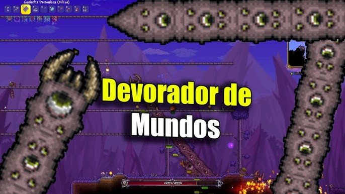 Como matar o Olho de Cthulhu e pegar o escudo de Cthulhu no terraria!!,  Terraaria expert #05 