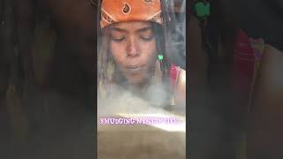 Cleansing thy self ✌🏾💜 💨 #smudging #sage #offgrid #cleansing