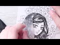 COMMENT UTILISER UNE TRAME MANGA (Je teste)/ Dessin manga