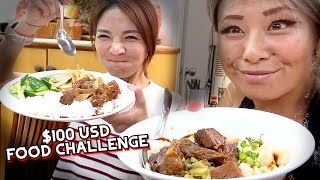 $100 FOOD TOUR CHALLENGE with @shao_may  at XI MENG DING IN TAIPEI, TAIWAN!! #RAINAISCRAZY