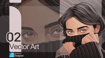 Vector art tutorial Timelapse video || part 2 || Affinity designer