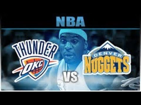 thunder vs nuggets score thunder vs nuggets score