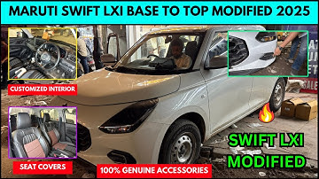 Maruti swift lxi base to top modified ✅ swift modified 2025 ✅ karol bagh car modification #swift