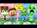 CREEPER BAMBINO contro ZOMBIE BAMBINO su MINECRAFT!