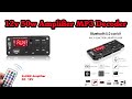 Bluetooth, FM, USB, sd Card and Aux with 50W Audio Amplifier MP3 Module