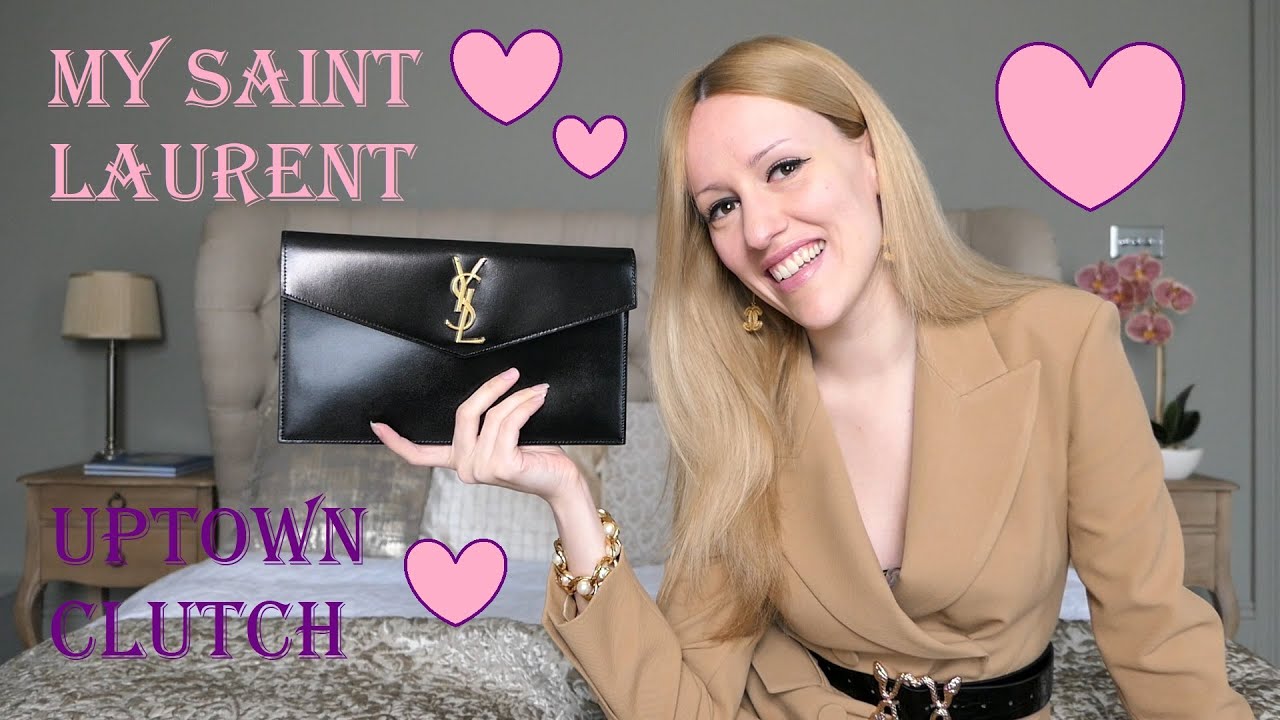 Saint Laurent YSL Uptown Pouch - What Fits Inside 