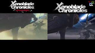 Bionismechonis Fight Xenoblade Chronicles Definitive Edition Vs Original Graphics Comparison
