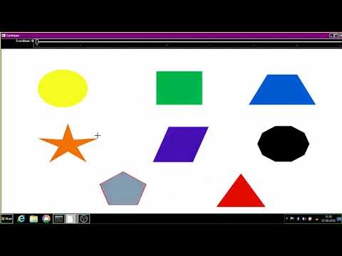 Contour changing using trackbar in python(Open cv , image processing)