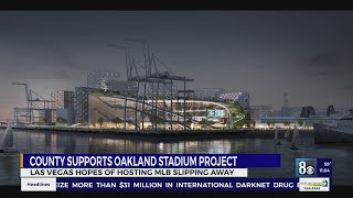 Alameda County board votes to help keep A's in Oakland