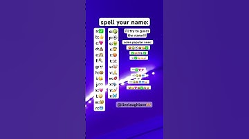 spell your name in the comments!!! #emojis #comments #like #subscribe #fypシ #shorts #name