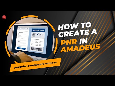 AMADEUS'TA PNR NASIL OLUŞTURULUR | AMADEUS PNR OLUŞTURMA İŞ AKIŞI | AMADEUS EĞİTİMİ