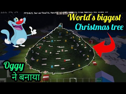 Oggy made world's biggest Christmas tree!! | World record broken
