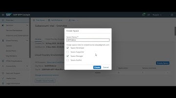 SAP BTP Space Creation@GeniusFrame_SAP  #sap #sapbtp