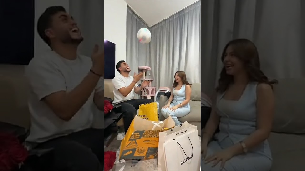 بيسان اسماعيل ومحمود فتح هدايا عيد ميلاد محمود 😍