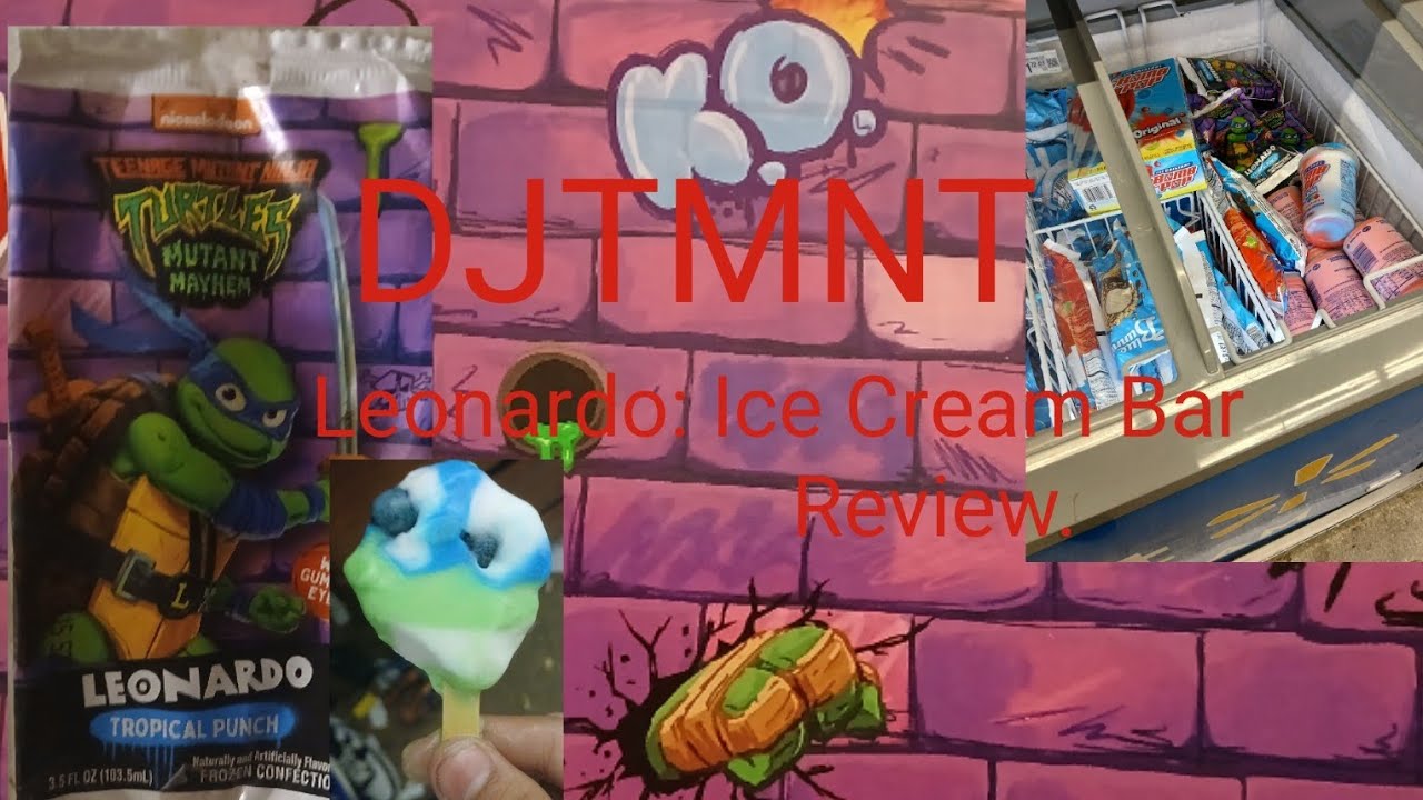 DJTMNT: TMNT: Mutant Mayhem Leonardo Ice Cream Bar Review.