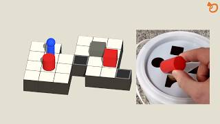 [PuzzleGame] Square Hole Sokoban - Don't Put Cylinder into Square Hole screenshot 3