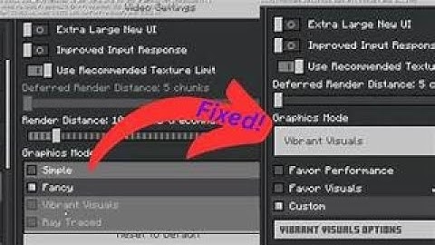 How to enable Vibrant Visuals in Bedrock Edition greyed out - Vibrant Visuals not Working