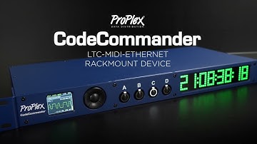 ProPlex CodeCommander - LTC-MIDI-Ethernet Rackmount Device