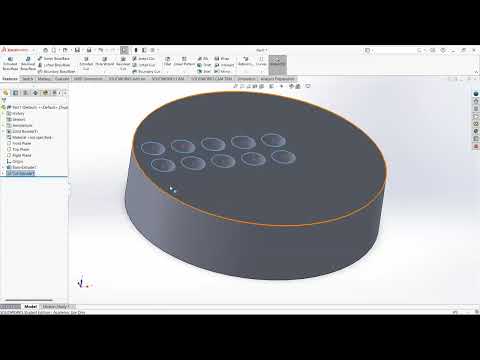 SolidWorks Basics: Creating Linear and Circular Patterns