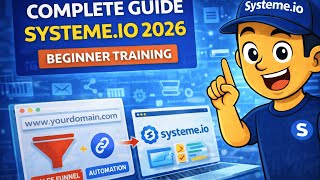 Systeme.io Full Tutorial 2026 | Complete Beginner’s Guide to Funnels, Email & Automation
