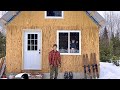 Young Family Living Off Grid In The Woods: Winter Storm Cleanup, Prepping For Firewood Season