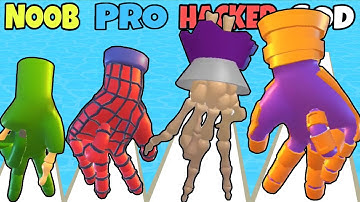Hands Rush 3D - NOOB vs PRO vs HACKER vs GOD