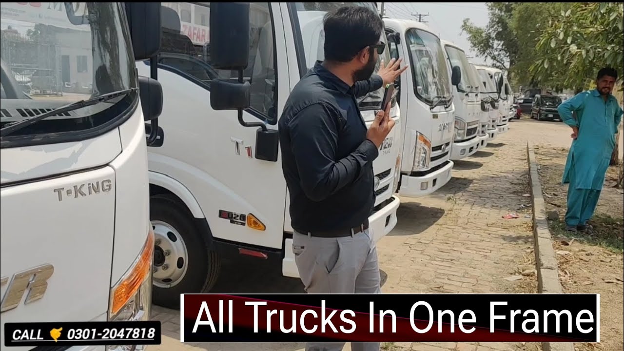 All trucks 2024 in one frame Mitsubishi Fuso canter Fuso truck Master Tking Detailed Review 2024