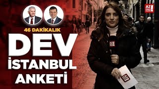 YÜZ YÜZE YAPILMIŞ DEV İSTANBUL ANKETİ! BİNALİ YILDIRIM MI EKREM İMAMOĞLU MU?