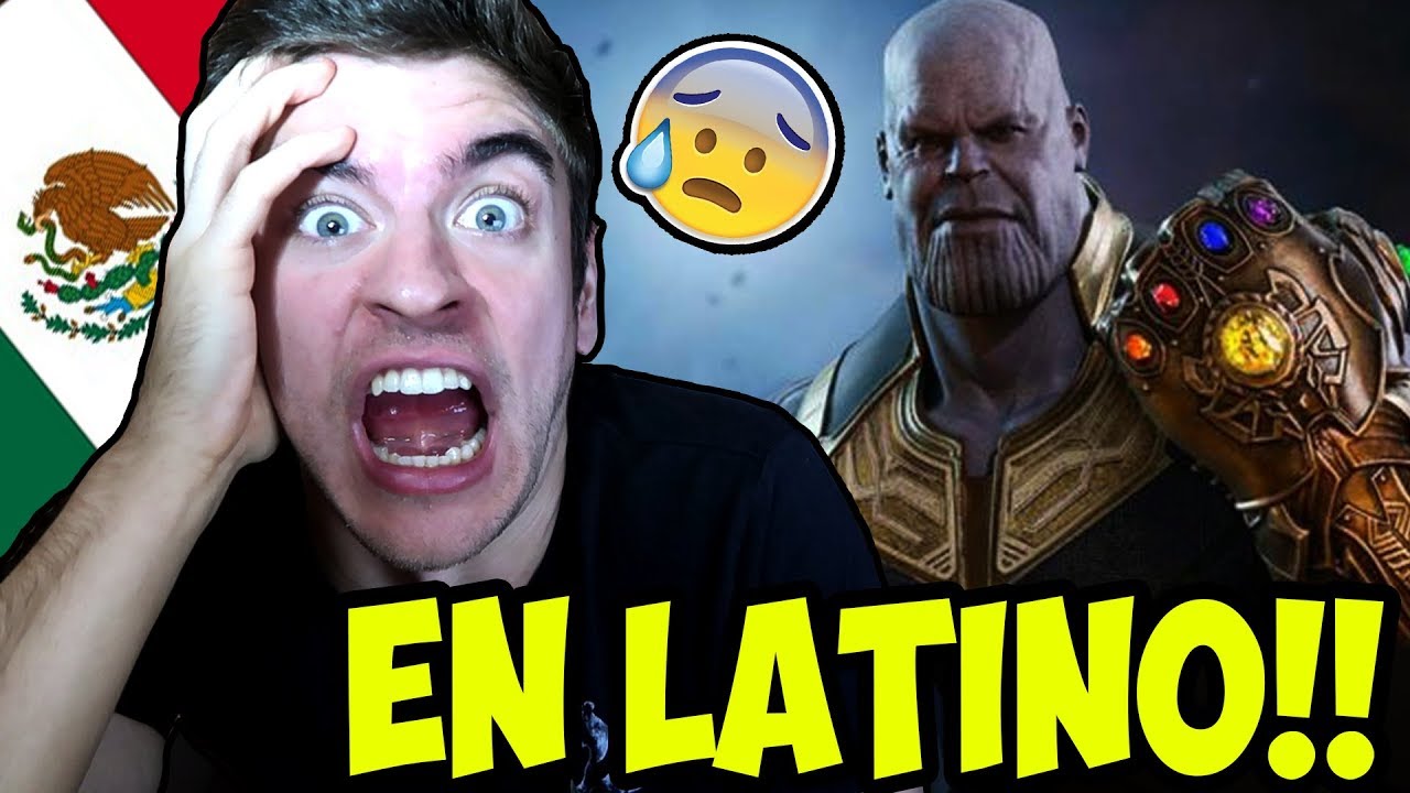 ESPAÑOL REACCIONA al DOBLAJE LATINO de LA VOZ DE THANOS y NO LO PUEDE CREER...