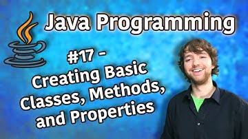 Java Programming Tutorial 17 - Creating Basic Classes, Methods, and Properties