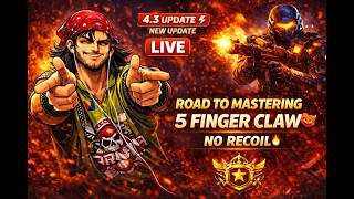 KYA CONQUEROR HOPAYEGA?| 5 Finger Claw Gameplay ⚡ | BGMI LIVE 🔴  #bgmilive #5fingerclaw #livestream
