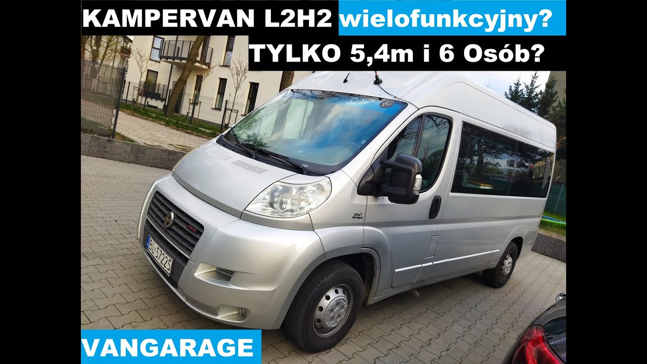 Ducato L2H2 tylko 5,4m - uniwersalny kamper osobowy dla 6 osób