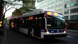 2012 NovaBus LFS Articulated 5880 On The M102 @ 24th Street & 3rd Avenue