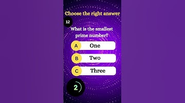 "What Is the Smallest Prime Number? 🧠 Quick Math Quiz! #Shorts"