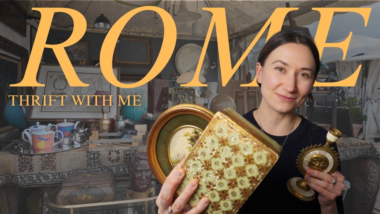 Come Thrift With Me at the Best Flea Market in Rome!