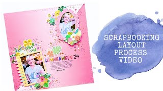 12x12 Scrapbooking Layout - Summerween