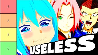 USELESS ANIME CHARACTERS TIER LIST (ft Nux Taku, Animeuproar & Lord Briggo)