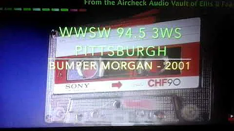 FM 94.5 "3WS" WWSW Pittsburgh, Pennsylvania 2001 Radio Station Identification Top Of The Hour