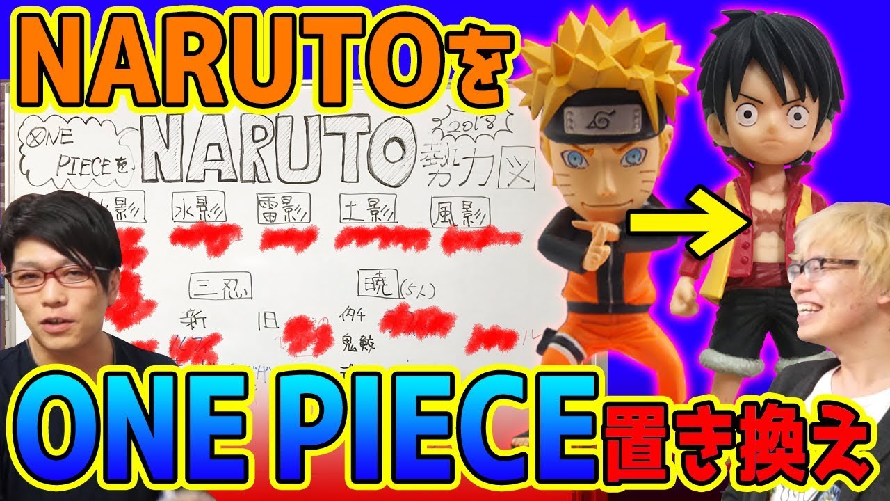 Naruto の勢力図を ワンピース のキャラで置き換えてみた Youtube