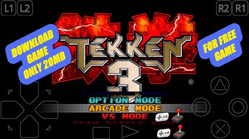 How to download tekken 3 game in android phone|| download only 20mb || free download game || 🕹🎮