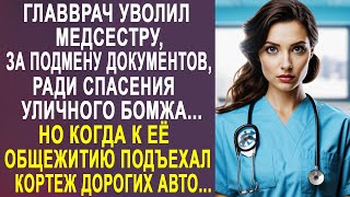 Главврач уволил медсестру за подмену документов. Но когда к её общежитию подъехал кортеж джипов...