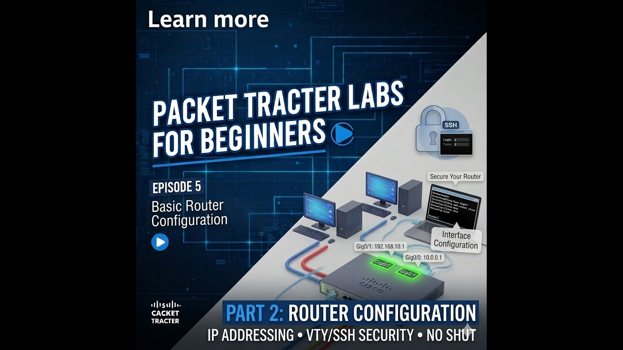 Line Vty For Router Basic Router Configuration – Part 2 | Configure VTY Lines & Telnet ...
