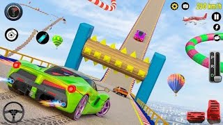 Impossible car stunt game | Mega ramp car stunt game | Car Stunt Game |