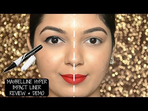 Video: Maybelline Hyper Impact Liner Black pārskats