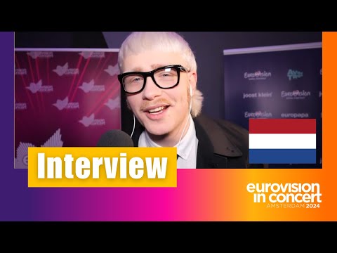 Joost Klein (Netherlands) - Eurovision in Concert 2024 Interview (Amsterdam 13.04.2024)