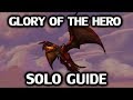 Guide solo glory of the hero  monture proto drake rouge