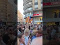 Митинг в Валенсии, часть со стрима  #shorts