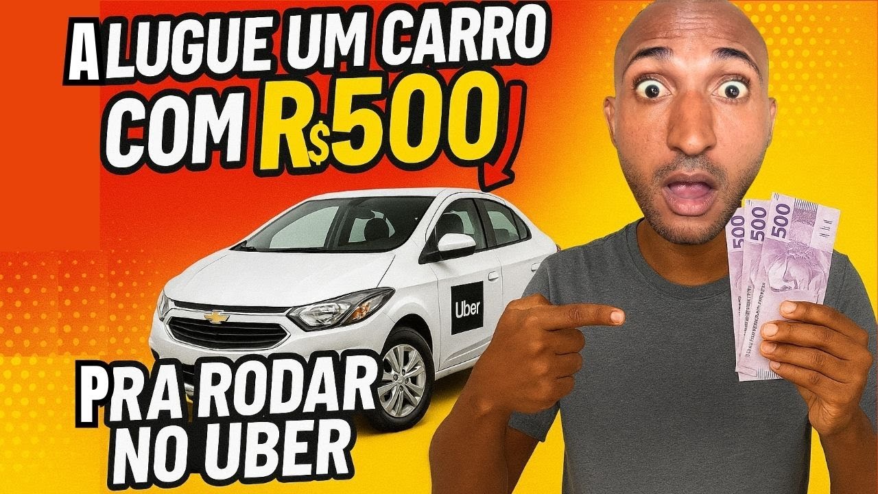 ALUGUEL DE CARRO PARA UBER KM LIVRE COM R$500,00 SEM CARTÃO DE CRÉDITO - Aceita Nome Sujo
