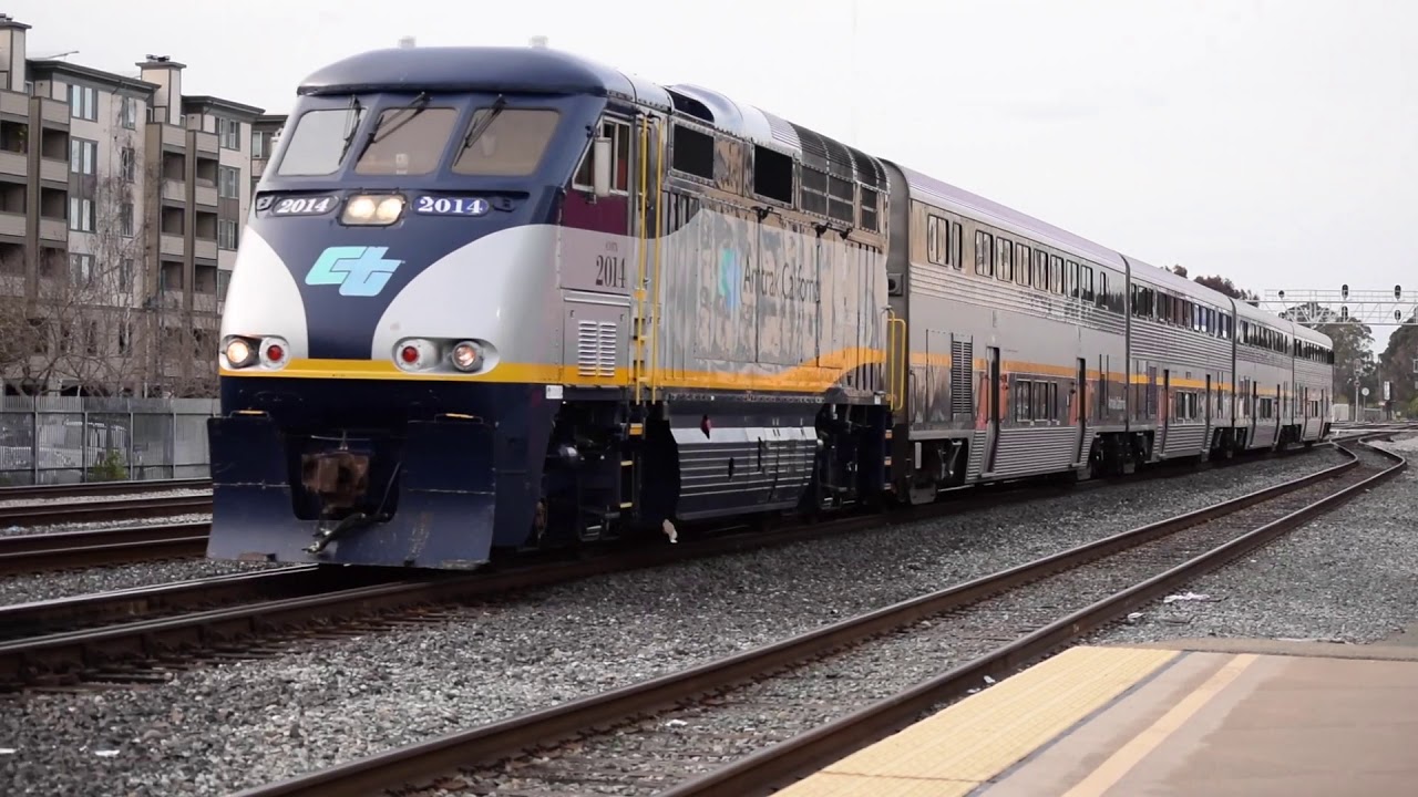 2 Amtrak California Trains at EMERYVILLE NICE K5LA YouTube